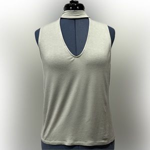 “LA Hearts” peek a boo neckline top